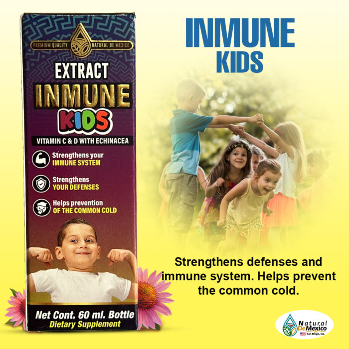 Inmune Kids Extracto 60 ml. Suplemento Alimenticio Líquido