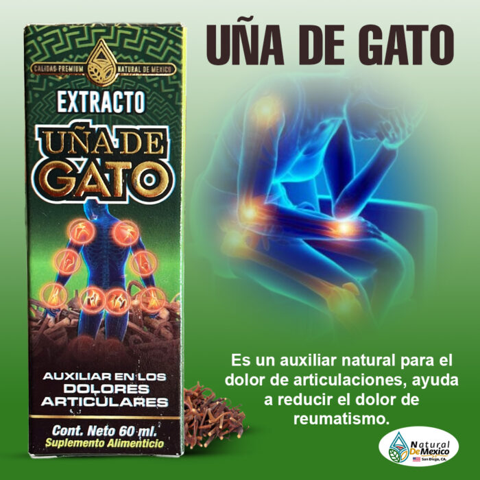 Uña de Gato Extracto 60 ml. Suplemento Alimenticio Líquido